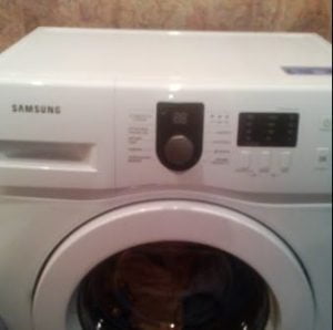 Установка стиральной машины.