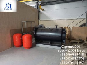 Монтаж котельной с баками ГВС. Монтаж котельных под ключ