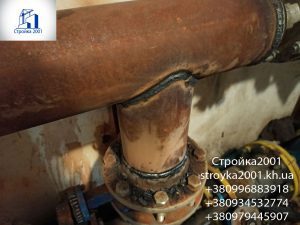 Замена трубопроводов в насосной многоквартирного дома в Харькове