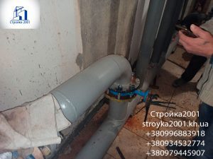 Замена трубопроводов в насосной многоквартирного дома в Харькове