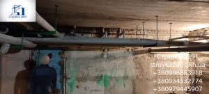 Замена трубопроводов в подвалах многоквартирных домов в Харькове