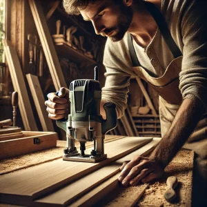 Фреза ласточкиг хвост в работе.