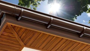 Підшивка звисів дерев'яним софітом